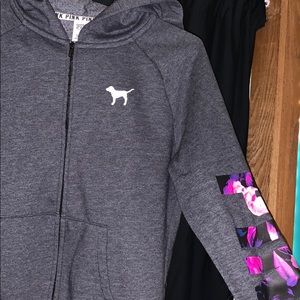 Pink zip up
